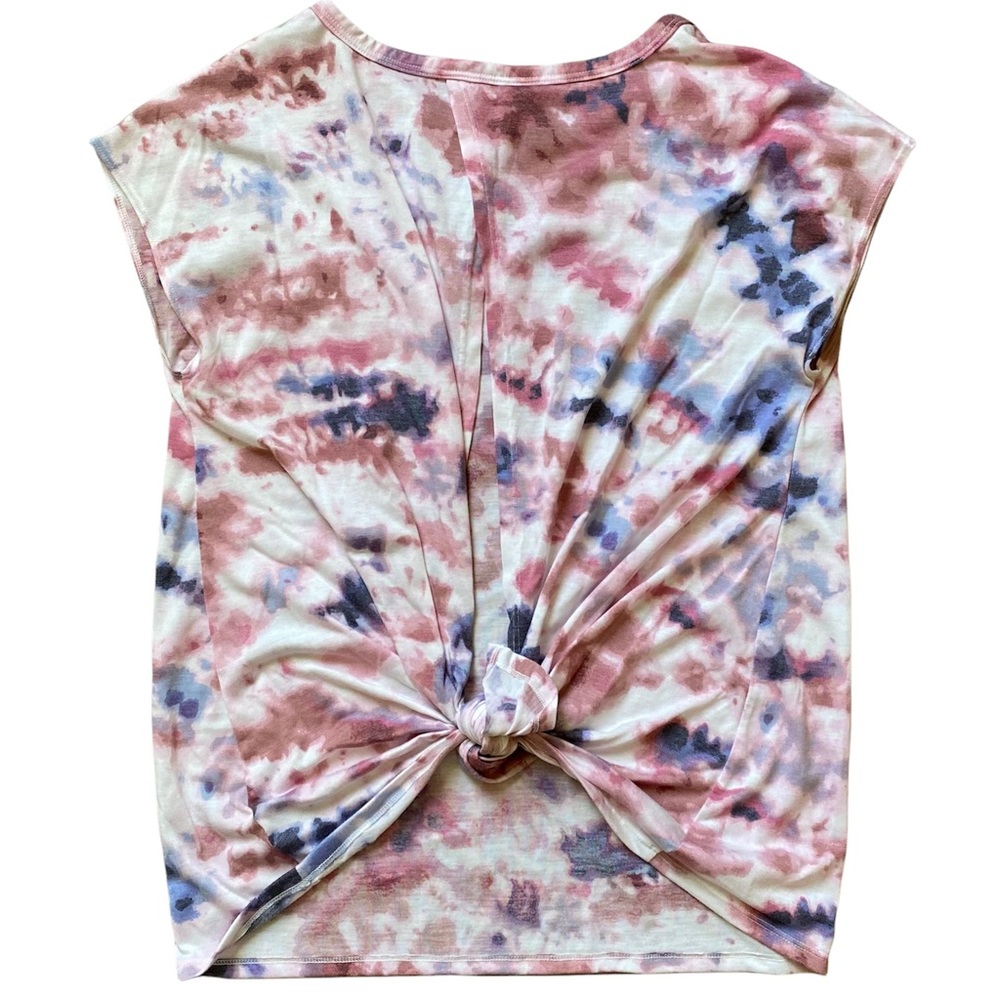 OLD NAVY XS Tie Back Keyhole Shirt